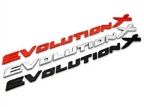 Evolution X Letters ABS Plastic Car Styling Emblem Badge Trunk 3D Sticker Decal for Mitsubishi Lancer EVO
Evolution X Letters ABS Plastic Car Styling Emblem Badge Trunk 3D Sticker Decal for Mitsubishi Lancer EVO