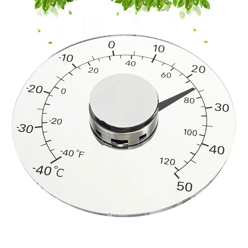 Stick On Window Thermometer Temperature Indoor/Outdoor Waterproof Dial Round 4.3 Inch Diameter
Stick On Window Thermometer Temperature Indoor/Outdoor Waterproof Dial Round 4.3 Inch Diameter