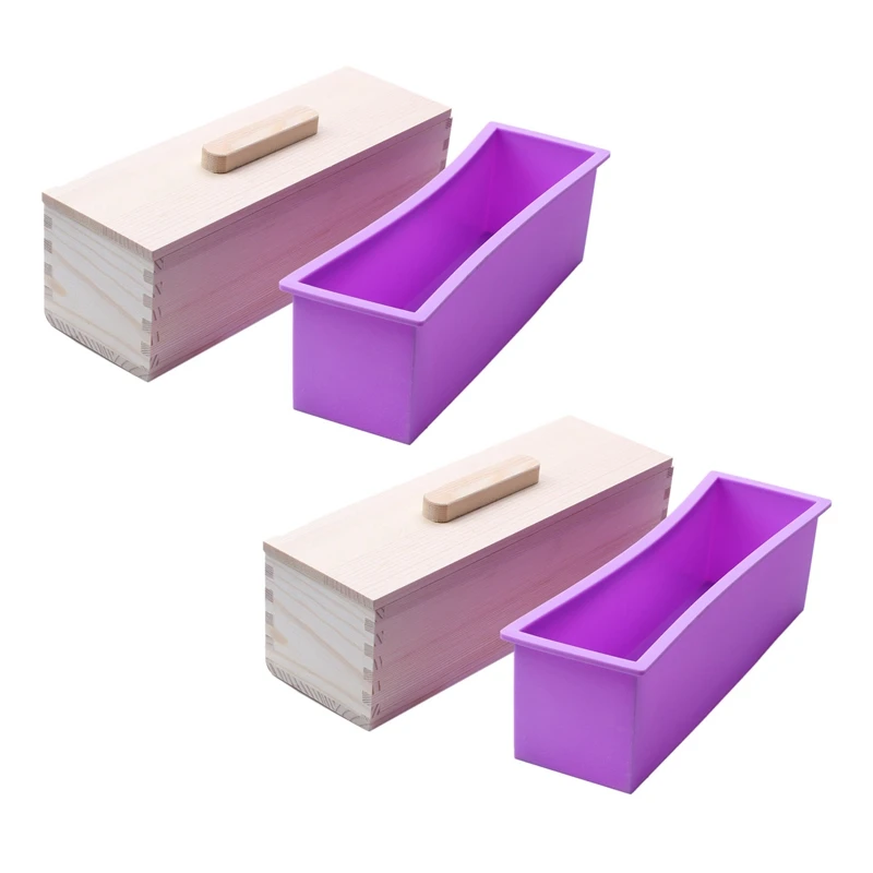 2X Rectangular Wooden Soap Mold With Silicone Liner Cover Loaf Soap Mold Tool DIY Soap Candle Mold 1200G Mold
2X Rectangular Wooden Soap Mold With Silicone Liner Cover Loaf Soap Mold Tool DIY Soap Candle Mold 1200G Mold