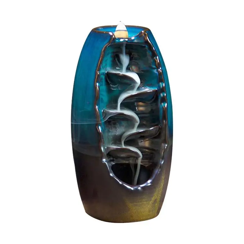 Waterfall Smoke Incense Holder Ceramic Backflow Incense Burner For Living Room Decorations Aromatherapy Diffusers Ornament Decor
Waterfall Smoke Incense Holder Ceramic Backflow Incense Burner For Living Room Decorations Aromatherapy Diffusers Ornament Decor