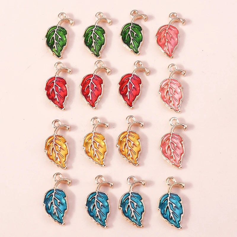 10pcs Cute Enamel Plant Tree Leaf Charms Pendants for Making Women Drop Earrings Necklaces Handmade Bracelets Jewelry Findings
10pcs Cute Enamel Plant Tree Leaf Charms Pendants for Making Women Drop Earrings Necklaces Handmade Bracelets Jewelry Findings