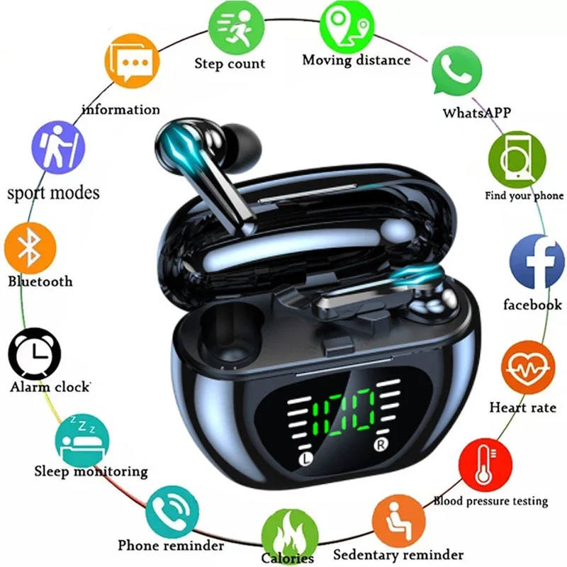Беспроводные наушники M29 V5.1, Bluetooth-наушники, спортивные наушники-вкладыши, гарнитура с микрофоном, зарядная коробка, наушники для телефона, к...
Беспроводные наушники M29 V5.1, Bluetooth-наушники, спортивные наушники-вкладыши, гарнитура с микрофоном, зарядная коробка, наушники для телефона, к...