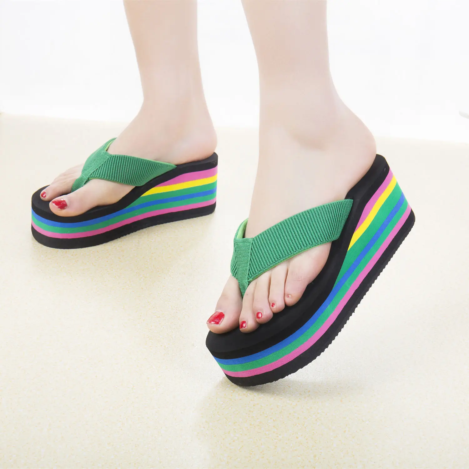 Herringbone Flip Flops Women Wear Summer Fashion Flip Flops with Non Slip Thick Bottom Slope Heel Fashion Shoes
Herringbone Flip Flops Women Wear Summer Fashion Flip Flops with Non Slip Thick Bottom Slope Heel Fashion Shoes