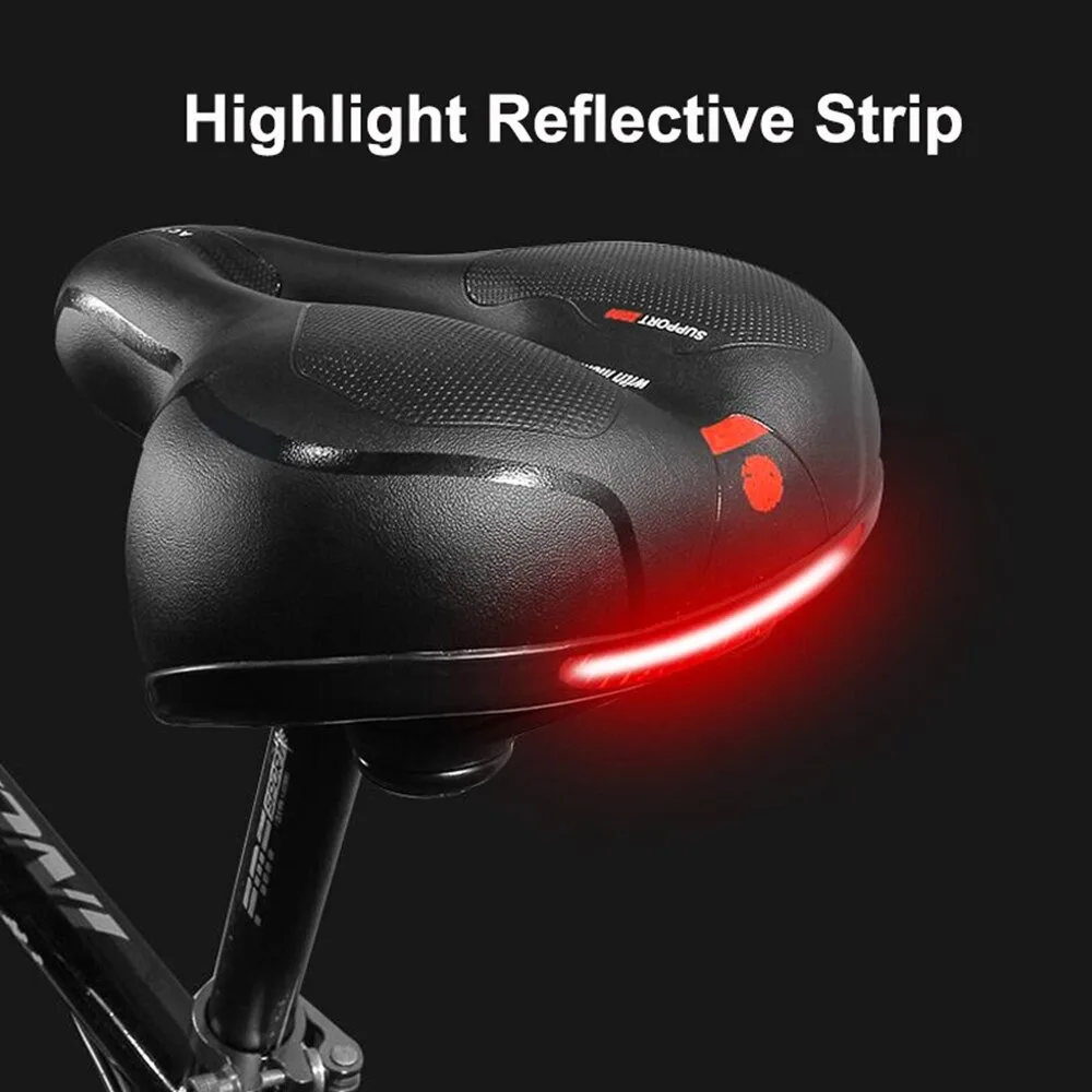 Shock Absorbing Bike Gel Cushion Safety Warning Bicycle Saddle Soft 3D Seat Pad for Bike
Shock Absorbing Bike Gel Cushion Safety Warning Bicycle Saddle Soft 3D Seat Pad for Bike