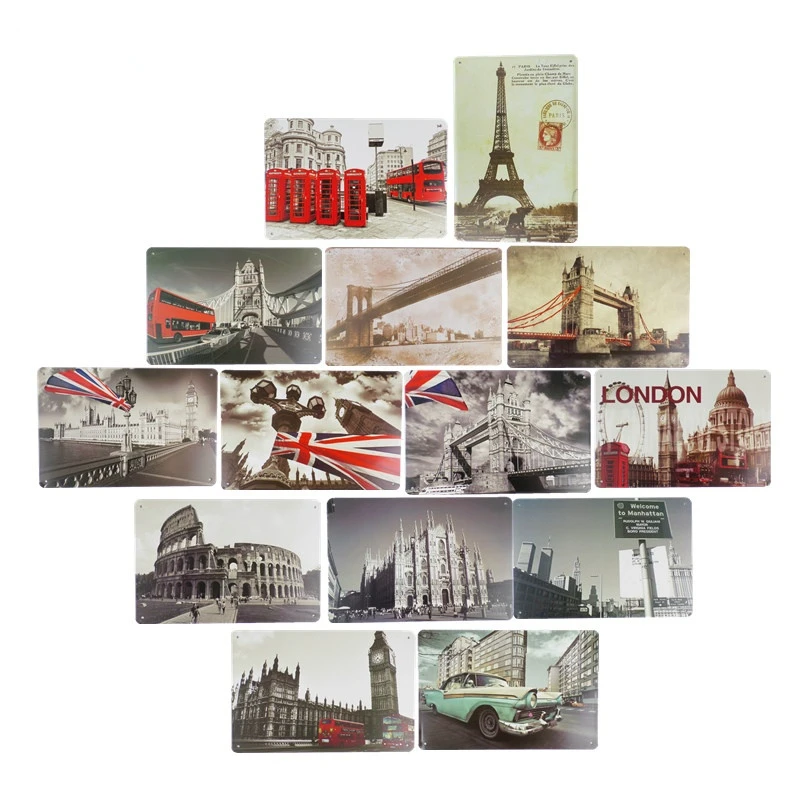 Plaques Signs Decoration In Beer Bar Garage Cafe Wall Pictures Metal Plate London Telephone Box Paris Vintage Home Decor 20x30cm 
Plaques Signs Decoration In Beer Bar Garage Cafe Wall Pictures Metal Plate London Telephone Box Paris Vintage Home Decor 20x30cm