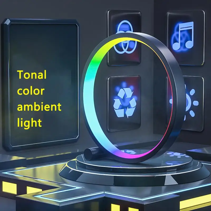 Разноцветная атмосфера, искусственная кожа, ночная лампа для гостиной, спальни, фотографический прибор, кольцевая лампа, подарок, Романтика для рождественской вечеринки
Разноцветная атмосфера, искусственная кожа, ночная лампа для гостиной, спальни, фотографический прибор, кольцевая лампа, подарок, Романтика для рождественской вечеринки