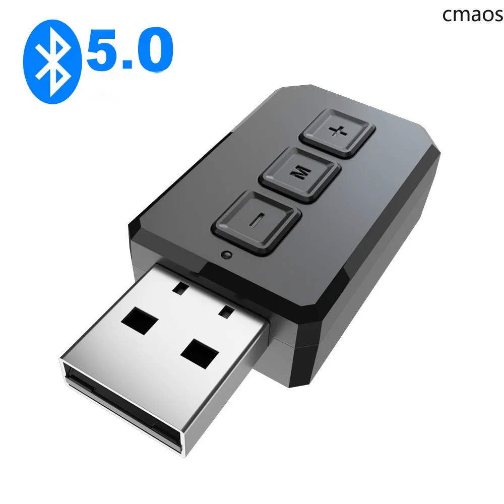 USB Bluetooth 5.0 Adapter Dongle Mini Handsfree Audio Receiver Wireless Transmitter with Mic AUX RCA 3.5MM Jack Stereo For PC TV
USB Bluetooth 5.0 Adapter Dongle Mini Handsfree Audio Receiver Wireless Transmitter with Mic AUX RCA 3.5MM Jack Stereo For PC TV