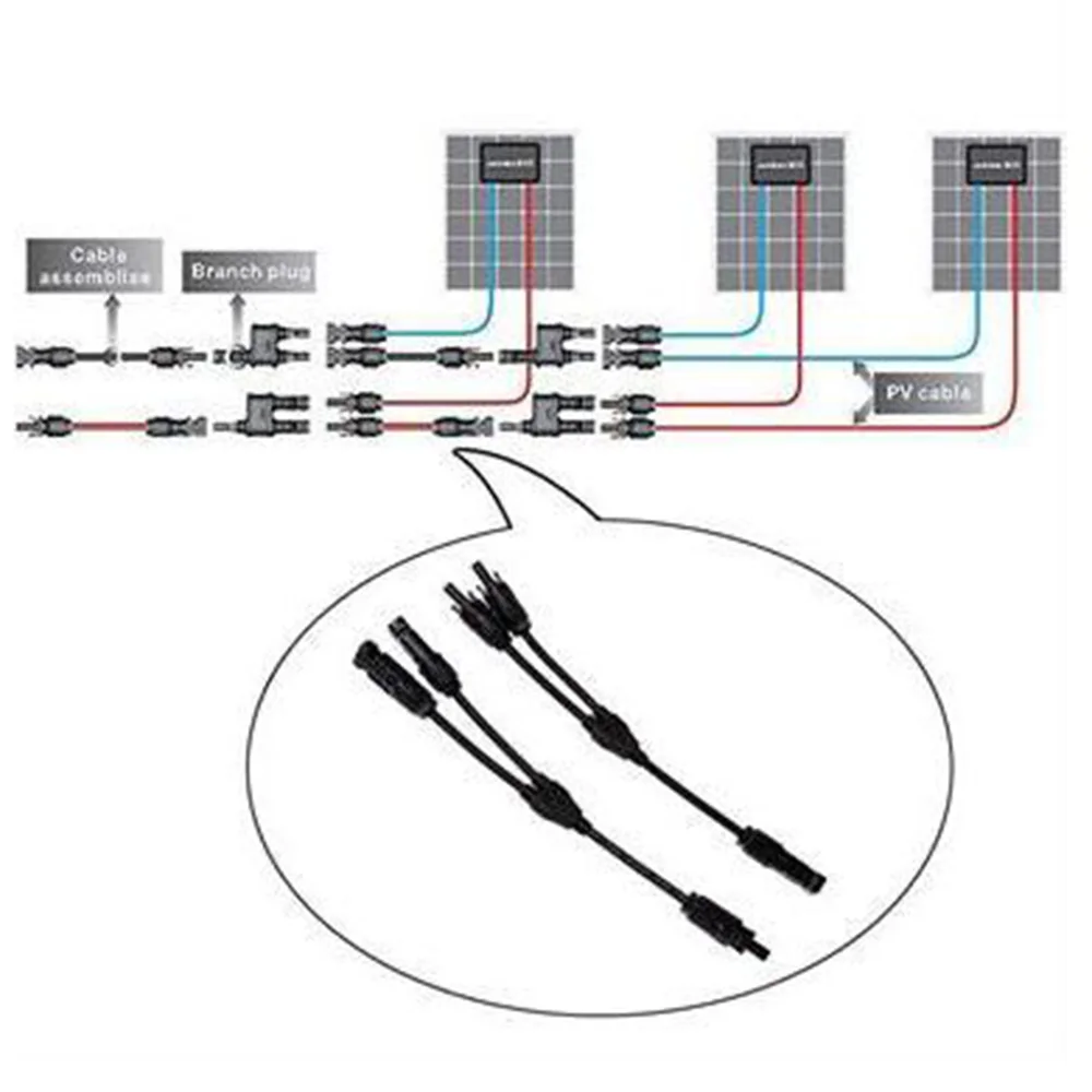 Solar Power Supplies Y Branch Connector Adopts Dust Proof Fire Proof Low Temperature Self-locking System Brand New
Solar Power Supplies Y Branch Connector Adopts Dust Proof Fire Proof Low Temperature Self-locking System Brand New