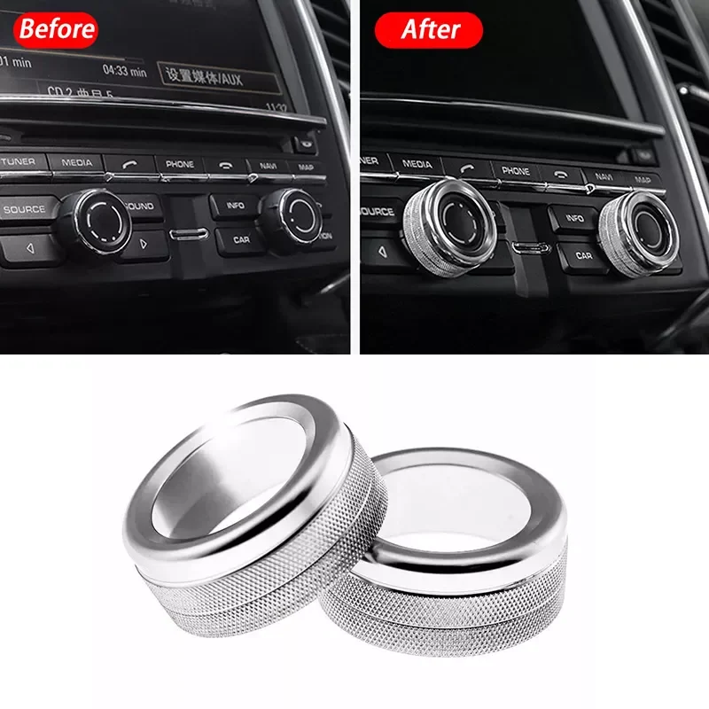 Interior Decoration 2PCS Car Volume Radio Knob Cover Trim Lightweight For Porsche 911 Cayenne Macan 718 Accessories Interior Mou
Interior Decoration 2PCS Car Volume Radio Knob Cover Trim Lightweight For Porsche 911 Cayenne Macan 718 Accessories Interior Mou