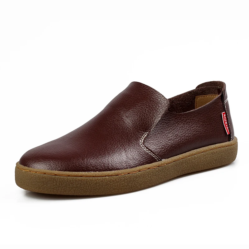 Men All-match Fashion Second Cowhide Casual Shoe Male Breathable Comfy Soft Loafer Board Shoe Concise Style Leisure Driving Shoe
Men All-match Fashion Second Cowhide Casual Shoe Male Breathable Comfy Soft Loafer Board Shoe Concise Style Leisure Driving Shoe