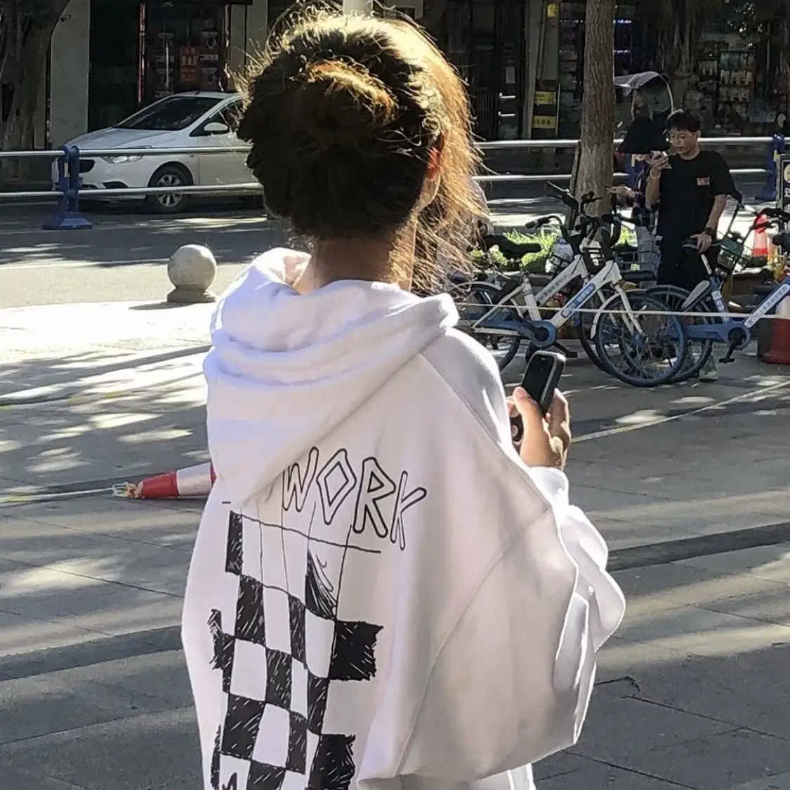 Spring and Autumn New Fashion Pattern Printing Lazy Wind Hooded Korean Version All-match Loose Simple Long-sleeved Sweater
Spring and Autumn New Fashion Pattern Printing Lazy Wind Hooded Korean Version All-match Loose Simple Long-sleeved Sweater