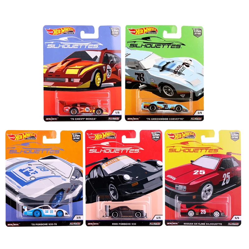 Hot Wheels Car Culture Silhouettes 76 Chevy Monza 78 Porsche 935-78 RWB PORSCHE 930 Super Silhouette 1:64 Metal Diecast Car Toy
Hot Wheels Car Culture Silhouettes 76 Chevy Monza 78 Porsche 935-78 RWB PORSCHE 930 Super Silhouette 1:64 Metal Diecast Car Toy