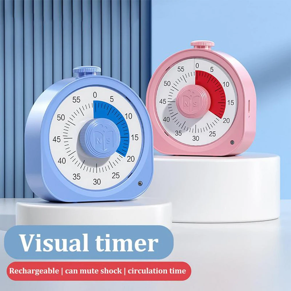 250mAh Desk Visual Timer Alarm Clock Countdown Tool USB Charging 60 Minutes Study Timer Set Time Reminder for Kids Adults Gift
250mAh Desk Visual Timer Alarm Clock Countdown Tool USB Charging 60 Minutes Study Timer Set Time Reminder for Kids Adults Gift