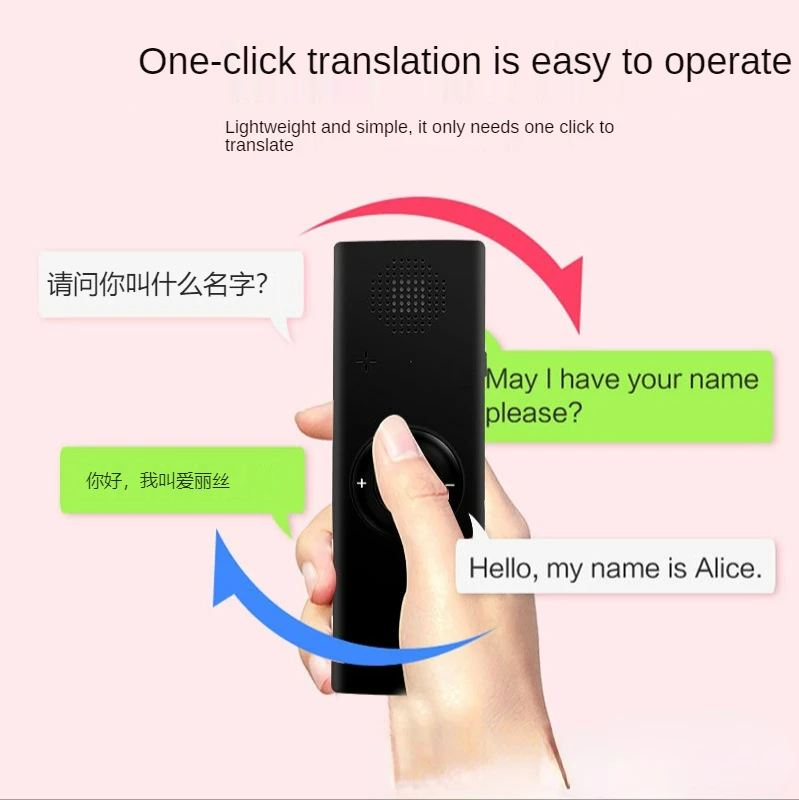 2022 Translator Portable Audio Translator Intelligent Instant Real-time Smart Voice Language Offline Translator 72 Languages
2022 Translator Portable Audio Translator Intelligent Instant Real-time Smart Voice Language Offline Translator 72 Languages