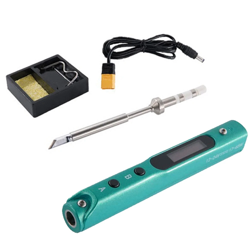 SQ-001 Smart OLED Electric Soldering Iron 400℃ 65W DC12-24V Digital Display Smart Thermostable Soldering Iron Head Green
SQ-001 Smart OLED Electric Soldering Iron 400℃ 65W DC12-24V Digital Display Smart Thermostable Soldering Iron Head Green