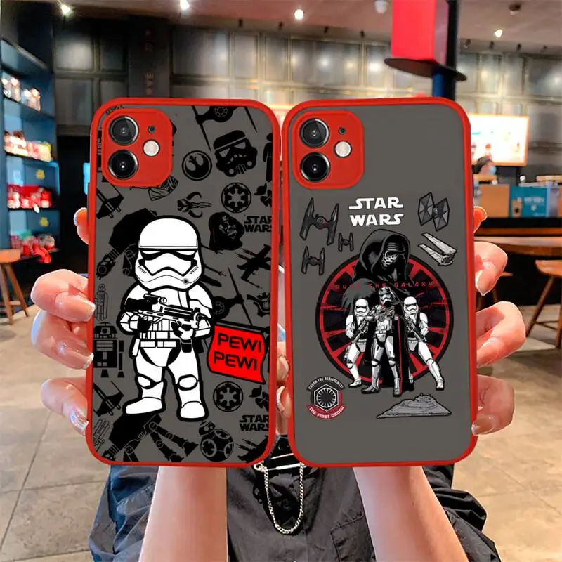 Star Wars Hero Fashion Phone Case For iphone 13 12 11 Pro Mini Max XS X 8 7 Plus SE 2020 XR Matte Transparent Light red Cover
Star Wars Hero Fashion Phone Case For iphone 13 12 11 Pro Mini Max XS X 8 7 Plus SE 2020 XR Matte Transparent Light red Cover