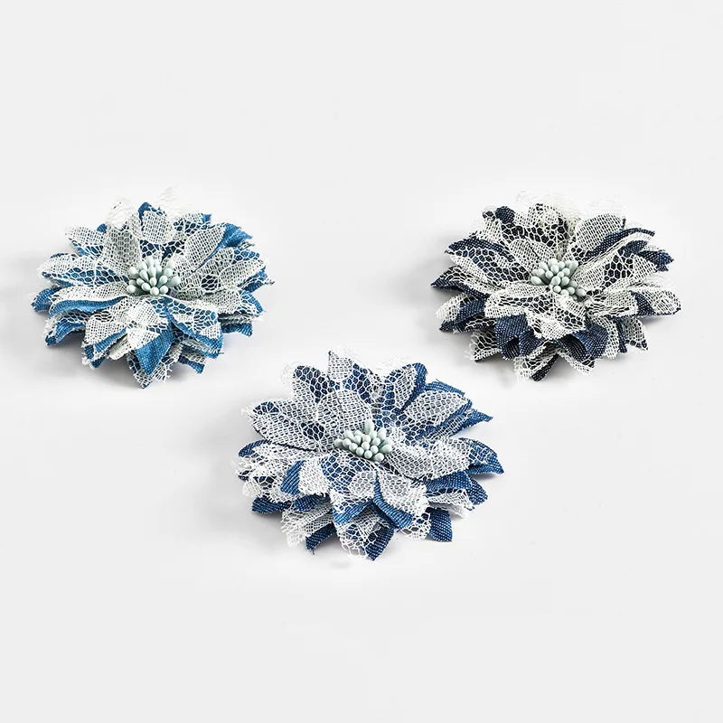 7cm Denim Hairpin Handmade Satin Large Flower Hairpins Brooches Party Fashion Hair Clips Hair Styling Accessories
7cm Denim Hairpin Handmade Satin Large Flower Hairpins Brooches Party Fashion Hair Clips Hair Styling Accessories