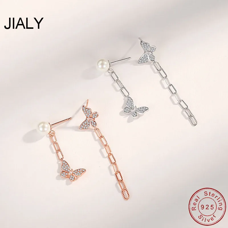 European S925 Sterling Silver Stud Earrings AAA CZ Butterfly Tassel For Women Birthday Party Gift Jewelry
European S925 Sterling Silver Stud Earrings AAA CZ Butterfly Tassel For Women Birthday Party Gift Jewelry