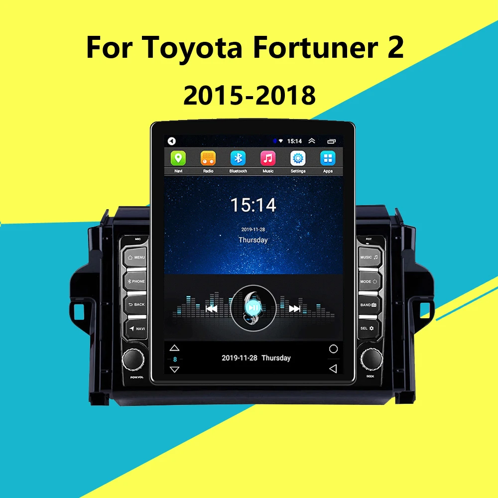 Для Toyota Fortuner 2 2015-2018 9,7 "Tesla экран 4G Carplay Android автомобильный Радио мультимедийный плеер Wifi GPS навигация головное устройство
Для Toyota Fortuner 2 2015-2018 9,7 "Tesla экран 4G Carplay Android автомобильный Радио мультимедийный плеер Wifi GPS навигация головное устройство