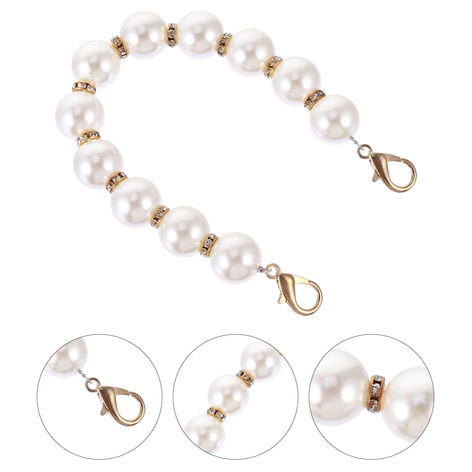 Pearl Chainhandbag Purse Strap Replacement Handle Straps Chains Shoulder Crossbody Beads Handles Tote Belt Women Body Cross Diy
Pearl Chainhandbag Purse Strap Replacement Handle Straps Chains Shoulder Crossbody Beads Handles Tote Belt Women Body Cross Diy