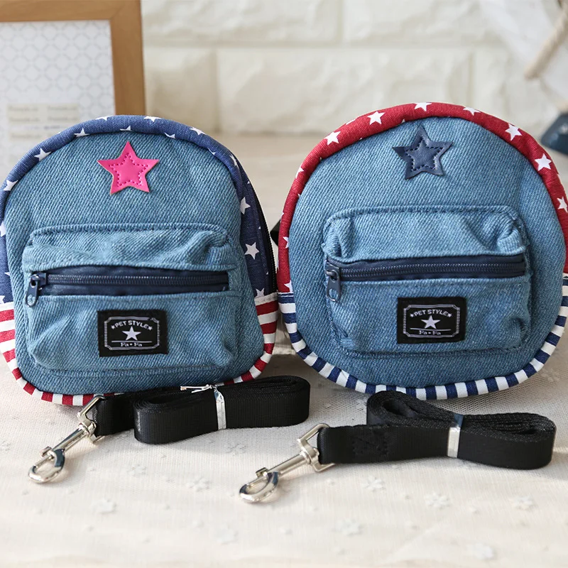 Cute Star Dog Backpack Canvas Little Small Puppy Animals Pet Carrier Bags School Bag Chest Walking Lead Set For Chihuahua
Cute Star Dog Backpack Canvas Little Small Puppy Animals Pet Carrier Bags School Bag Chest Walking Lead Set For Chihuahua