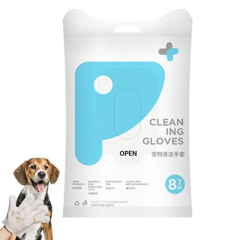 Dog Cleaning Gloves No Rinse Pet Wipes Gloves Soft Pet Wipes Cleaning Deodorizing Puppy Wipes For Cats And Dogs 8pcs
Dog Cleaning Gloves No Rinse Pet Wipes Gloves Soft Pet Wipes Cleaning Deodorizing Puppy Wipes For Cats And Dogs 8pcs
