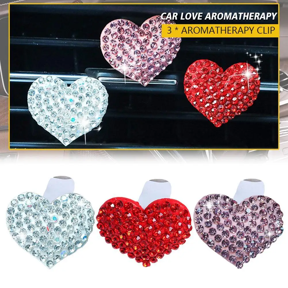 Creative Love Car Conditioner Air Outlet Aromatherapy Clip Vent Perfume Diffuser Full of Diamonds Car Interior Accessories
Creative Love Car Conditioner Air Outlet Aromatherapy Clip Vent Perfume Diffuser Full of Diamonds Car Interior Accessories