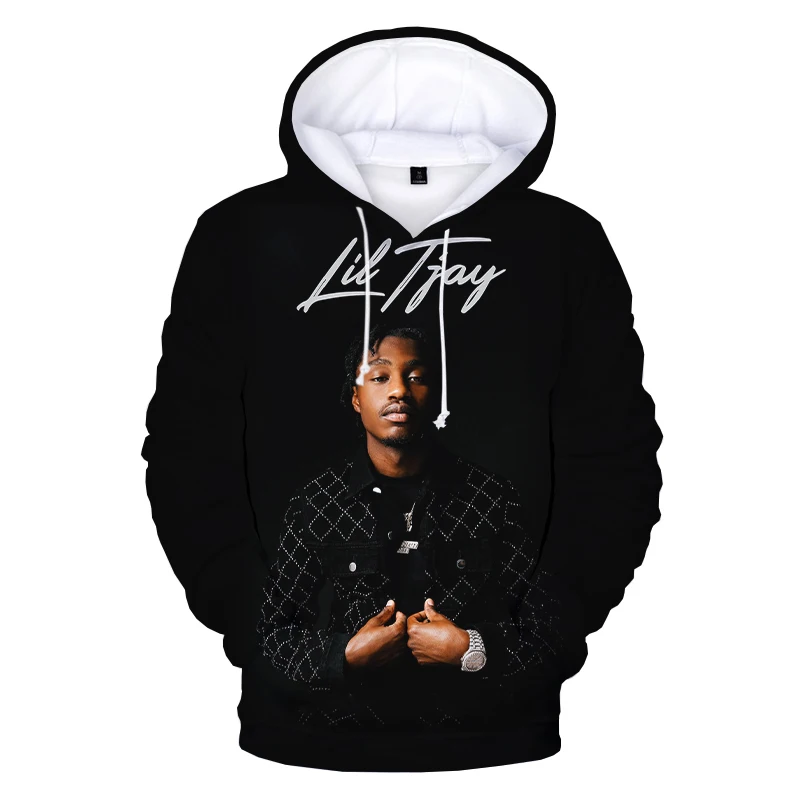 Rapper Lil Tjay 3D Printed Hoodies Mens Casual Pullover Streetwear Sweatshirt Tracksuit Oversized Hooded Clothes Cool Black Coat
Rapper Lil Tjay 3D Printed Hoodies Mens Casual Pullover Streetwear Sweatshirt Tracksuit Oversized Hooded Clothes Cool Black Coat