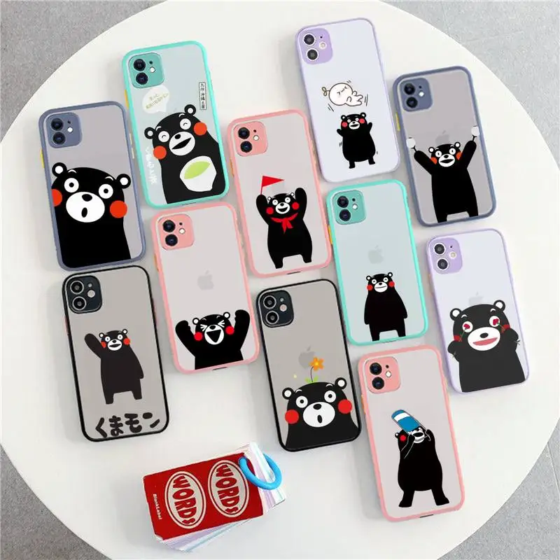 Babaite Kumamon Phone Case for iPhone X XR XS 7 8 Plus 11 12 13 pro MAX 13mini Translucent Matte Shockproof Case
Babaite Kumamon Phone Case for iPhone X XR XS 7 8 Plus 11 12 13 pro MAX 13mini Translucent Matte Shockproof Case