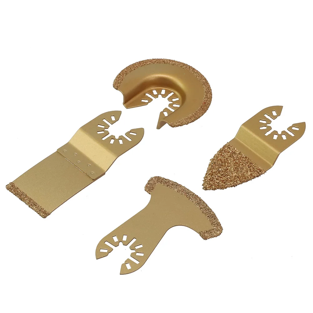 4pcs/set Carbide Oscillating Saw Blade Accessories Electric Power Timmer Multitool Sanding Fillers For Tile Adhesive Bath
4pcs/set Carbide Oscillating Saw Blade Accessories Electric Power Timmer Multitool Sanding Fillers For Tile Adhesive Bath