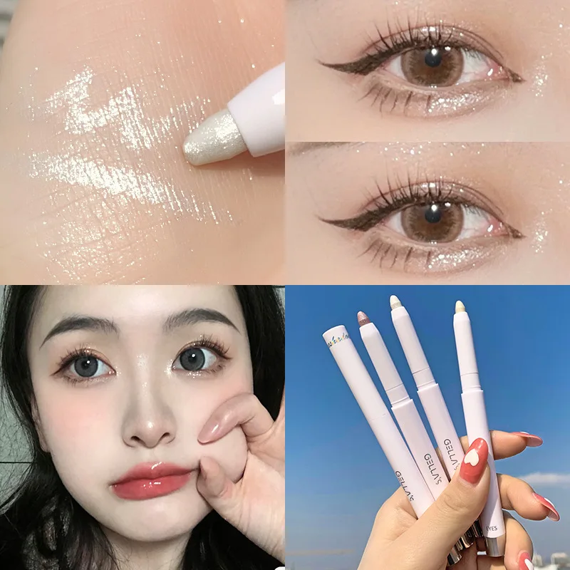 Champagne Diamond Glitter Eyeshadow Pencil Face Makeup Highlighter Long Lasting Matte Pink Silkworm Lying Silkworm Pen YZL1
Champagne Diamond Glitter Eyeshadow Pencil Face Makeup Highlighter Long Lasting Matte Pink Silkworm Lying Silkworm Pen YZL1