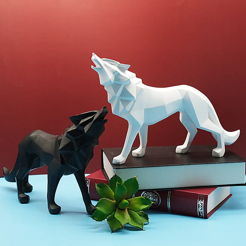 Abstract Totem Wolf Dog Ornaments Statue Ornament Geometric Resin Furnishing Home Decoration Accessories Modern Gifts Crafts
Abstract Totem Wolf Dog Ornaments Statue Ornament Geometric Resin Furnishing Home Decoration Accessories Modern Gifts Crafts