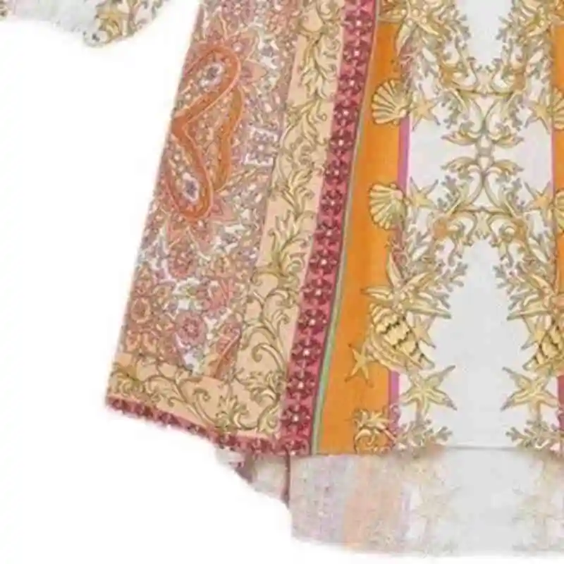 Ethnic Style Starfish Print Shirt Collar High Waist Lantern Sleeve Long-sleeved Dress for Women
Ethnic Style Starfish Print Shirt Collar High Waist Lantern Sleeve Long-sleeved Dress for Women