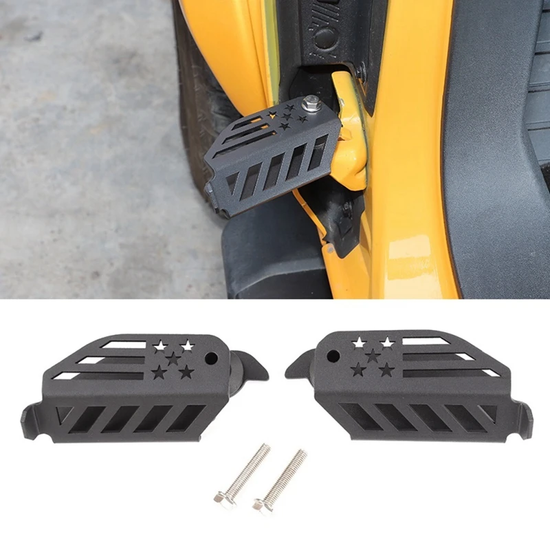 Folding Foot Pegs Rest Pedals For Ford Bronco 2021 2022 Accessories Front Door Off Exterior Hinge Pedals ,1 Pair
Folding Foot Pegs Rest Pedals For Ford Bronco 2021 2022 Accessories Front Door Off Exterior Hinge Pedals ,1 Pair