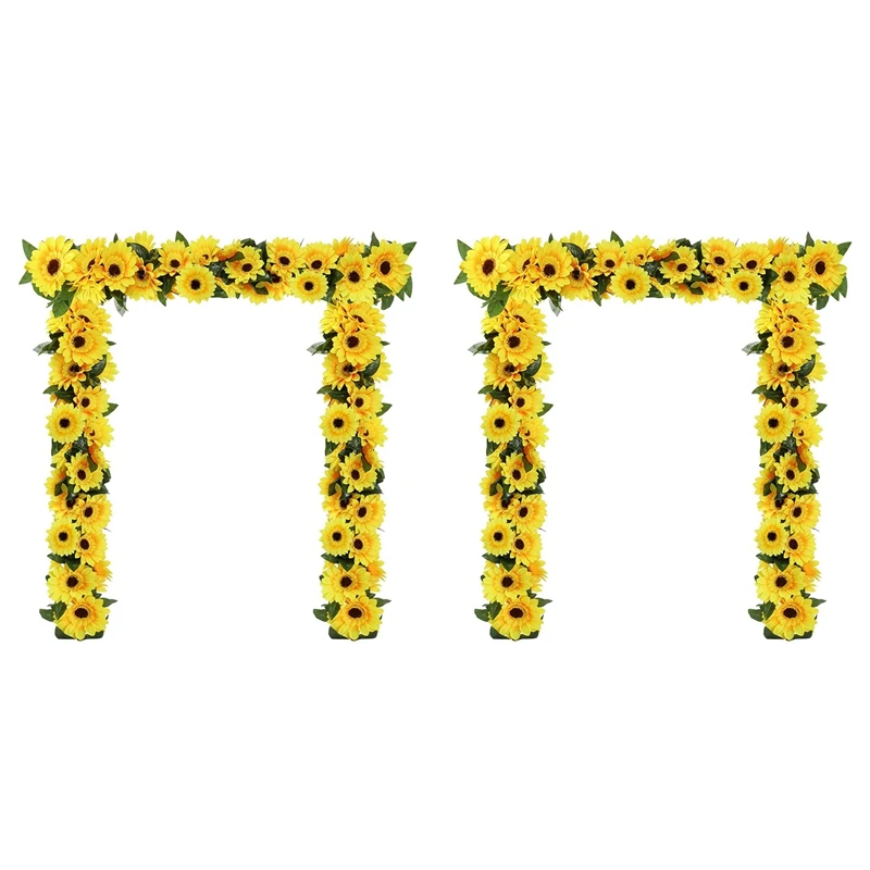 4Pcs Sunflower Garland Artificial Flowers Vine Fake Silk Sun Flowers Hanging Vines For Balcony Garden Wedding Decoration
4Pcs Sunflower Garland Artificial Flowers Vine Fake Silk Sun Flowers Hanging Vines For Balcony Garden Wedding Decoration