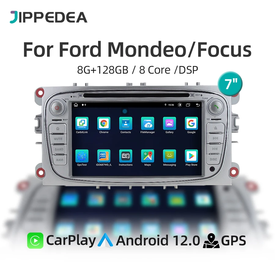 Car DVD Multimedia Player GPS Navigation 4G WiFi CarPlay Android 12 Car Stereo Radio For Ford Focus Mondeo C-MAX S-MAX 2007-2011
Car DVD Multimedia Player GPS Navigation 4G WiFi CarPlay Android 12 Car Stereo Radio For Ford Focus Mondeo C-MAX S-MAX 2007-2011