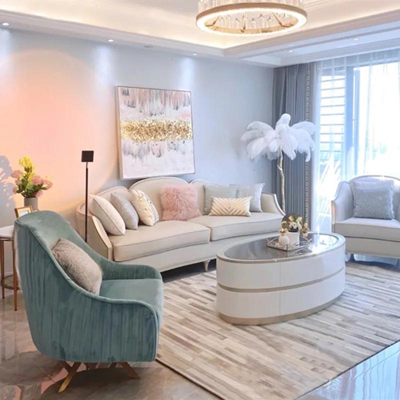 Private customAmerican solid wood light luxury cloth sofa combination small family living room modern simple leather sofa
Private customAmerican solid wood light luxury cloth sofa combination small family living room modern simple leather sofa