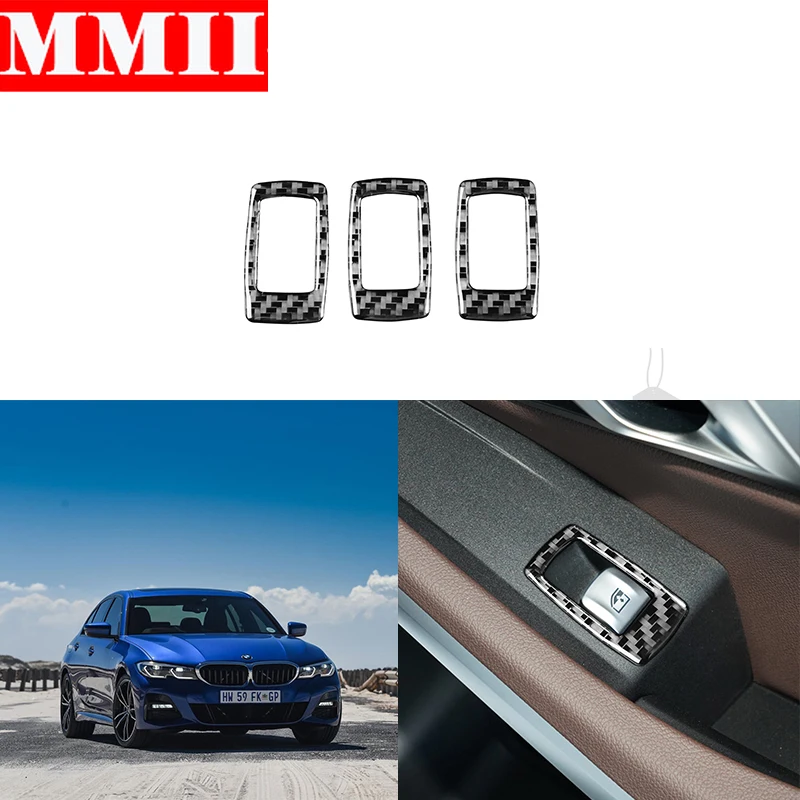 RRX For BMW G20 G28 3 Series 2019-2021 Interior Trim Carbon Fiber Window Lift Switch Button Frame Decoration Cover Stickers
RRX For BMW G20 G28 3 Series 2019-2021 Interior Trim Carbon Fiber Window Lift Switch Button Frame Decoration Cover Stickers