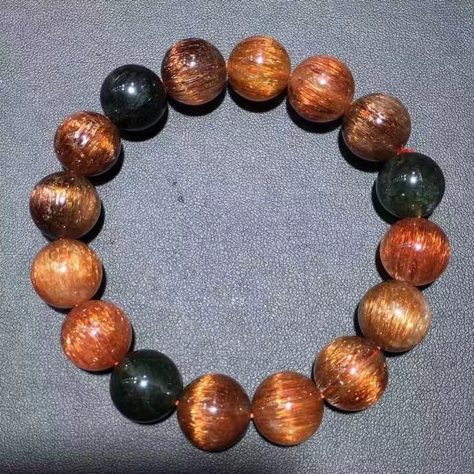 Natural Copper Rutilated Quartz Bracelet Gold Rutilated 14mm Crystal Cat Eye Clear Round Beads Women Man AAAAA
Natural Copper Rutilated Quartz Bracelet Gold Rutilated 14mm Crystal Cat Eye Clear Round Beads Women Man AAAAA