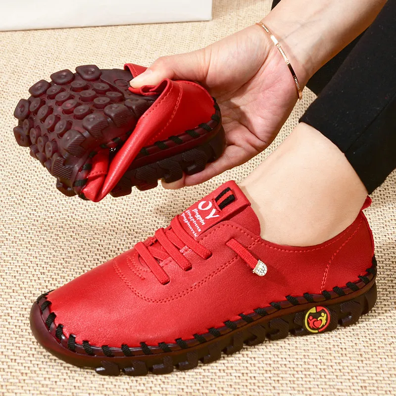 2022 New Spring Casual Women Shoes Platform Loafers 2022 Lace Up Leather Flats Slip-On Mom Shoe Mujer Zapatos Chaussure Femme
2022 New Spring Casual Women Shoes Platform Loafers 2022 Lace Up Leather Flats Slip-On Mom Shoe Mujer Zapatos Chaussure Femme