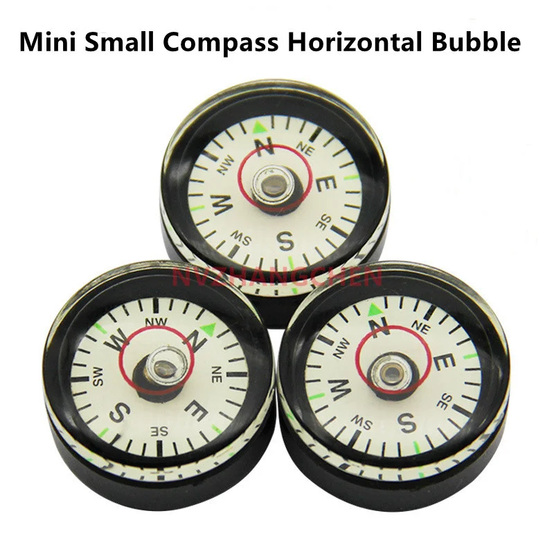 

20mm Mini Small Compass Horizontal Spirit Level Bubble Portable Circular Miniature Compass Bullseye Bubble Measuring Tools