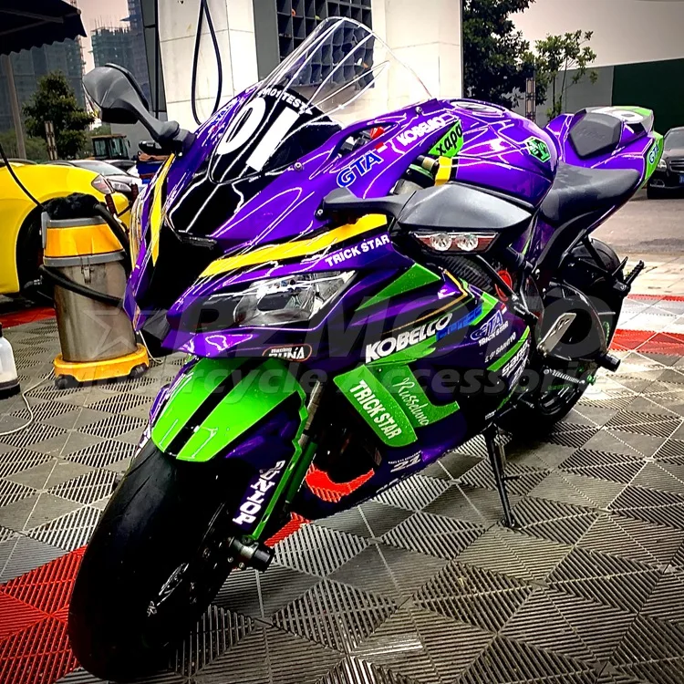 С крышкой для бака новый комплект обтекателей из АБС подходит для Kawasaki Ninja ZX-10R ZX10R 2016 2017 2018 2019 17 18 19 кузов фиолетовый зеленый
С крышкой для бака новый комплект обтекателей из АБС подходит для Kawasaki Ninja ZX-10R ZX10R 2016 2017 2018 2019 17 18 19 кузов фиолетовый зеленый