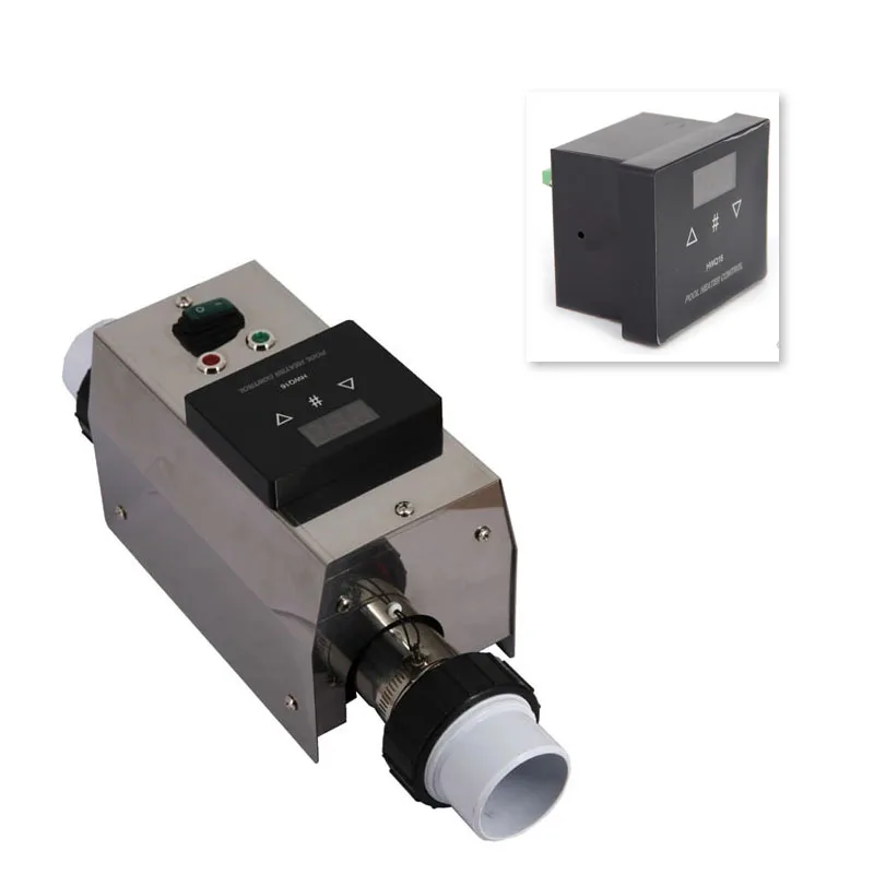 Pool Heater, Thermostat Swimming Pool Accessories, Electric Swimming Pool and Spa Tub Heating Tub Water Heater 3KW 220V
Pool Heater, Thermostat Swimming Pool Accessories, Electric Swimming Pool and Spa Tub Heating Tub Water Heater 3KW 220V