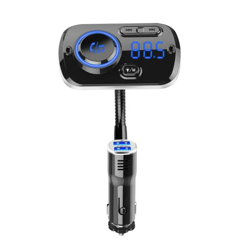 Беспроводной автомобильный комплект громкой связи Bluetooth 5,0 FM-передатчик Aux Автомобильный MP3-плеер QC3.0 USB зарядное устройство с поддержкой све...
Беспроводной автомобильный комплект громкой связи Bluetooth 5,0 FM-передатчик Aux Автомобильный MP3-плеер QC3.0 USB зарядное устройство с поддержкой све...