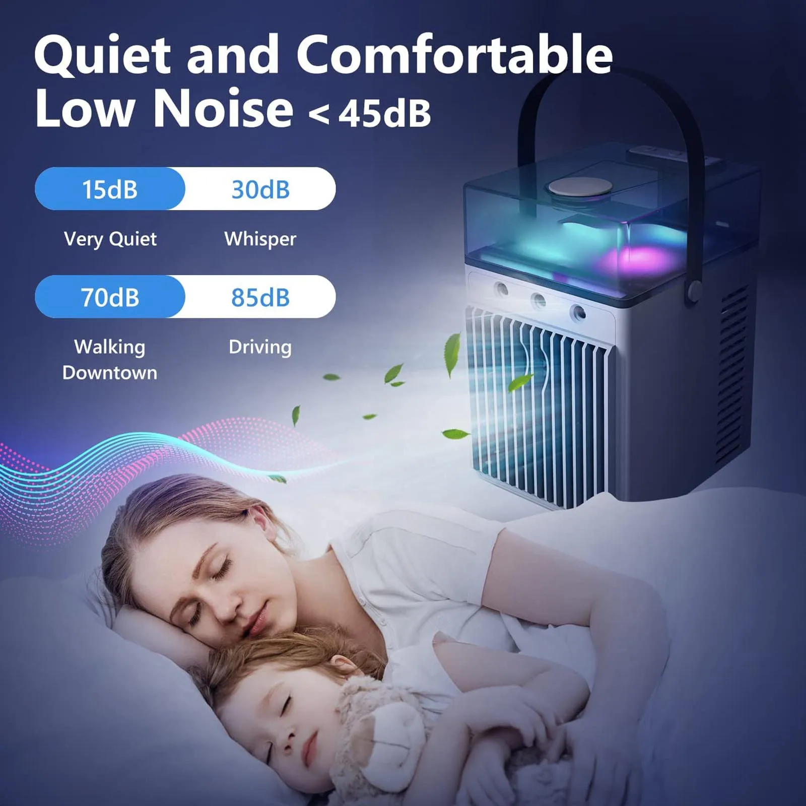 Portable Air Conditioner Pro Evaporative Air Cooler 3 In 1 Rechargeable Portable AC With 3 Wind Speed Night Light Desk Fan 2022
Portable Air Conditioner Pro Evaporative Air Cooler 3 In 1 Rechargeable Portable AC With 3 Wind Speed Night Light Desk Fan 2022