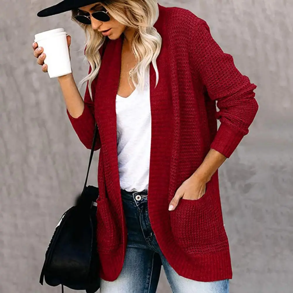 2022 New Knitted Long-sleeved Ladies Fashion Cardigan Curved Autumn and Winter Cardigan Draped Pocket Cardigan Sweater Jackets
2022 New Knitted Long-sleeved Ladies Fashion Cardigan Curved Autumn and Winter Cardigan Draped Pocket Cardigan Sweater Jackets