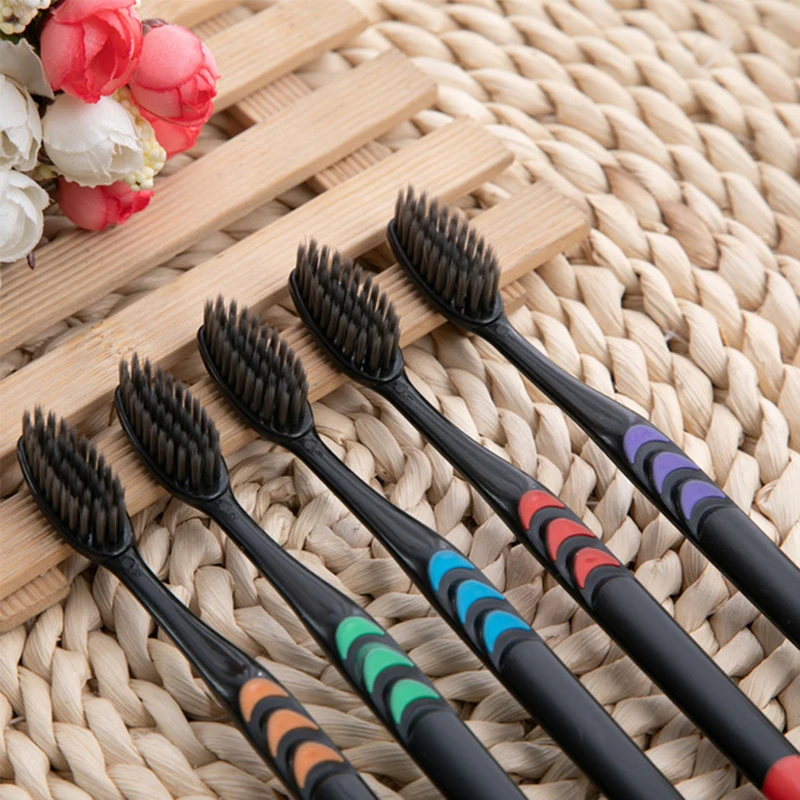 10PCS Environmental Bamboo Charcoal Toothbrush for Oral Health Low Carbon Medium Soft Bristle Wooden Handle Adult Toothbrush
10PCS Environmental Bamboo Charcoal Toothbrush for Oral Health Low Carbon Medium Soft Bristle Wooden Handle Adult Toothbrush