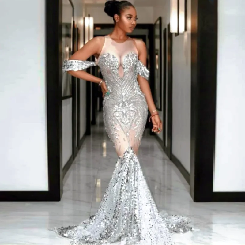 2022 New Sexy shiny Arabic Evening Party Dresses Long Event Costume Dance Outfit Sparkly Rhinestones Celebrate Dresses
2022 New Sexy shiny Arabic Evening Party Dresses Long Event Costume Dance Outfit Sparkly Rhinestones Celebrate Dresses