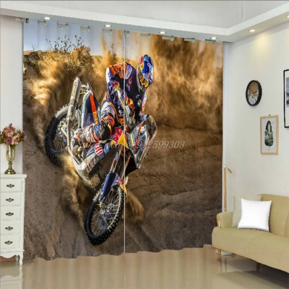 Cool 3D Curtains Luxury Window Curtain Living Room Bedroom Motorcycle Photo Printed 3D Home Decor for Kitchen
Cool 3D Curtains Luxury Window Curtain Living Room Bedroom Motorcycle Photo Printed 3D Home Decor for Kitchen