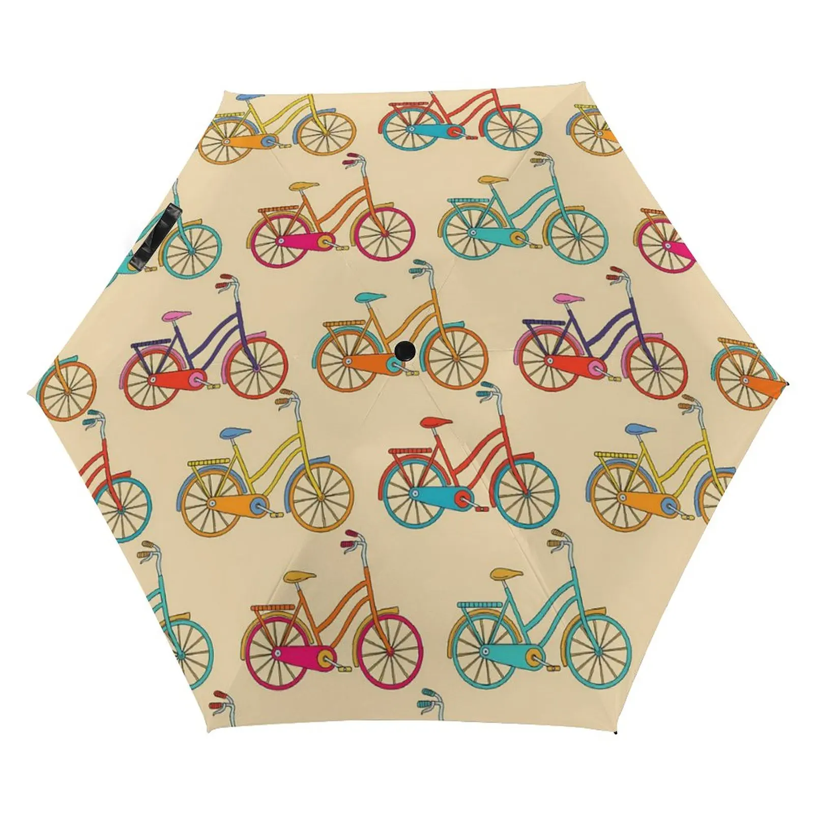 Vintage Bicycles 5 Fold 6 Ribs Umbrella Colorful Print Ligthweight Pocket Umbrella Windproof Umbrellas for Men Women
Vintage Bicycles 5 Fold 6 Ribs Umbrella Colorful Print Ligthweight Pocket Umbrella Windproof Umbrellas for Men Women